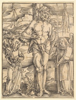 Man of Sorrows, from Speculum Passionis Domini Nostri Ihesu Christi, 1507. Creator: Hans Baldung.