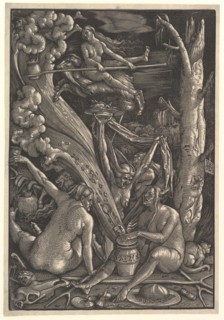 The Witches, 1510. Creator: Hans Baldung.