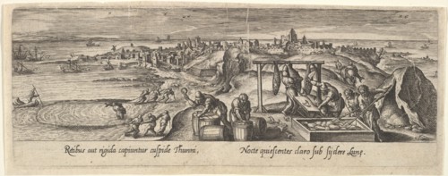 1 of 8 plates on Hunting and Fishing. Creator: Unknown.