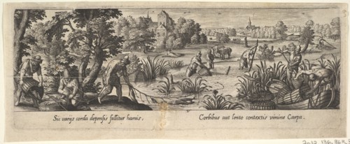 1 of 8 plates on Hunting and Fishing. Creator: Unknown.