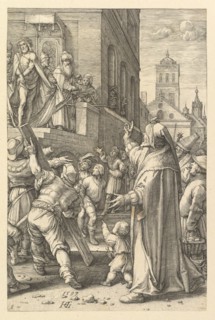 Ecce Homo, from The Passion of Christ, 1597. Creator: Hendrik Goltzius.