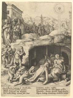 The Adoration of the Magi, ca. 1585. Creator: Hendrik Goltzius.