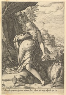 St. Mary Magdalene Penitent, 1585. Creator: Hendrik Goltzius.