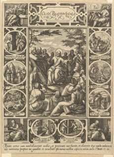 The Eight Beatitudes, ca. 1578. Creator: Hendrik Goltzius.