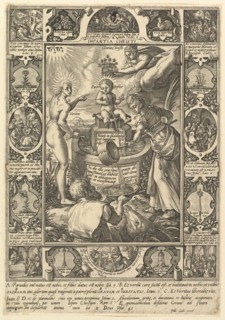 The Infant Christ, from Allegorical Scenes on the Life of Christ, from Christian and Profane A.... Creator: Hendrik Goltzius.