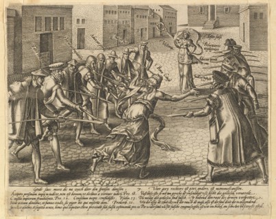 The Abuses of the Law, Plate 7.n.d. Creator: Hendrik Goltzius.