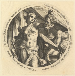 Judith with the Head of Holofernes, ca. 1585. Creator: Hendrik Goltzius.