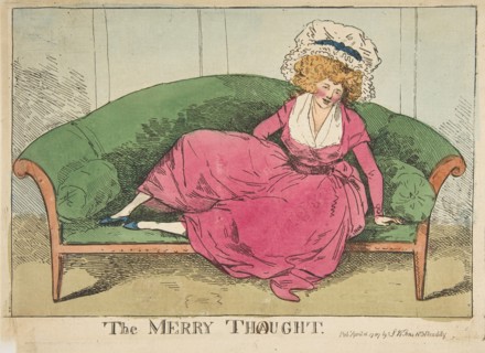 The Merry Thought, April 16, 1787. Creator: Attributed to Henry Kingsbury