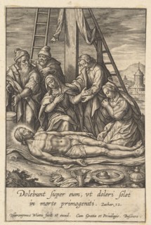 The Lamentation, before 1619. Creator: Hieronymous Wierix.