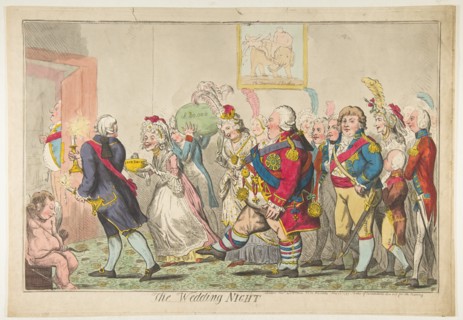 The Wedding Night, May 20, 1797. Creator: Isaac Cruikshank.