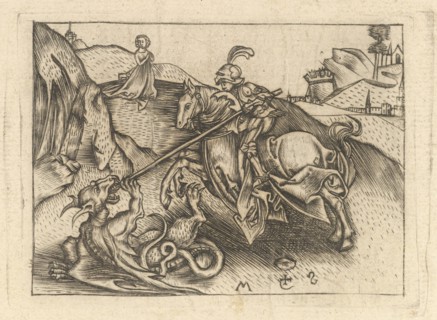St. George, ca. 1435-1503. Creator: Israhel van Meckenem.