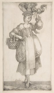 Hortulana, from Hortulanae series, 1611. Creator: Jacques Bellange.