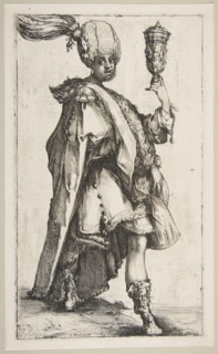Balthasar, from Three Magi series, 1595-1616. Creator: Jacques Bellange.