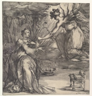 The Annunciation. Creator: Jacques Bellange.