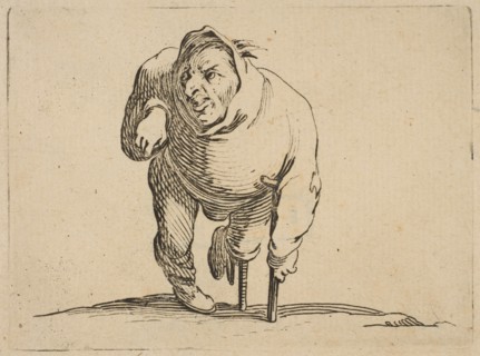 L'Estropié a la Béquille et a La Jambe de Bois