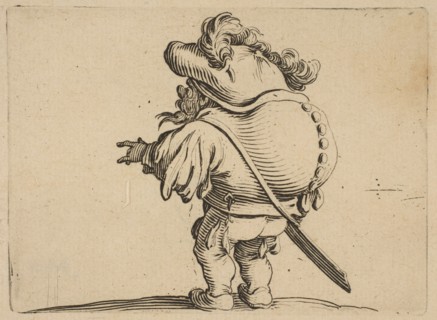 L'Homme au Gros Dos Orné d'Une Rangée de Boutons