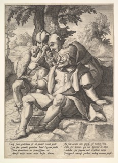The Wisdom of Fools, from Six Proverbs. Creator: Jacques de Gheyn II.