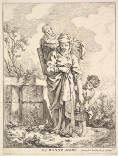 The Good Mother, 18th century. Creator: Jacques Gabriel Huquier.