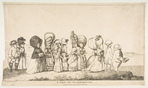 A Trip to Scarborough, March 3, 1783. Creator: James Bretherton.