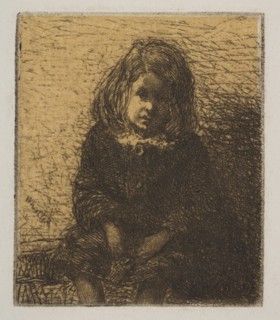 Little Arthur, 1857-58. Creator: James Abbott McNeill Whistler.