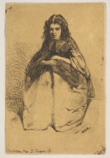 Fumette, 1858. Creator: James Abbott McNeill Whistler.