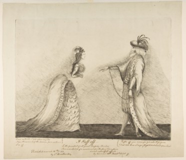 A Puff Off, ca. 1782. Creator: James Sayers.