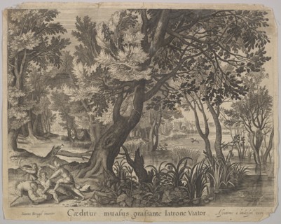The Thieves Robbing the Man from The Good Samaritan. Creator: Assuerus van Londerseel.