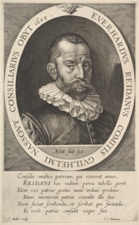 Portrait of Everhard van Reyd, Councillor of William, Prince of Orange, 1602. Creator: Jan Muller.