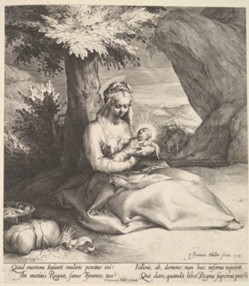 Rest on the Flight into Egypt, ca. 1613. Creator: Jan Muller.