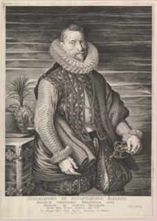 Portrait of Albert, Archduke of Austria, Sovereign of Southern Netherlands, 1615. Creator: Jan Muller.
