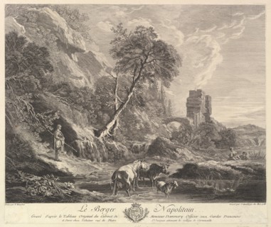 Neapolitan Shepherd, 1758. Creator: Jean Daullé.