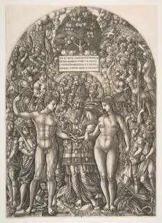 The Marriage of Adam and Eve, from The Apocalypse, ca. 1540-55. Creator: Jean Duvet.