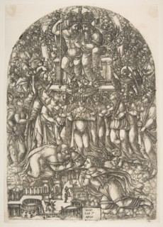 An innumerable Multitude which Stands before the Throne, from the Apocalypse.n.d. Creator: Jean Duvet.