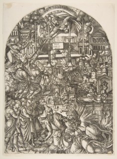 The Measurement of the Temple, from the Apocalypse.n.d. Creator: Jean Duvet.