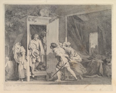 L'Armoire, 1778. Creator: Jean-Honore Fragonard.