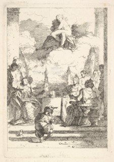 The Banquet of Anthony and Cleopatra, ca. 1764. Creator: Jean-Honore Fragonard.