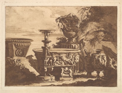 Composition with the Medici Vase, from Recueil de Compositions par Lagrenée Le Jeune