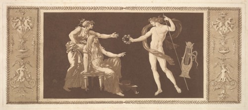 Apollon couronnant les arts