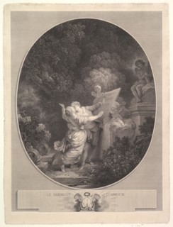 The Pledge of Love, 1786. Creator: Jean Mathieu.
