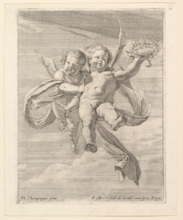 Groupe de deux angelots
