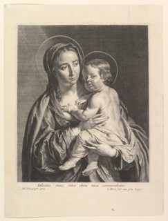 La Vierge a l'enfant. Creator: Jean Morin.