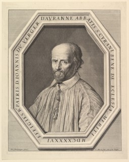 Jean Duvergier de Hauranne, abbe de Saint-Cyran. Creator: Jean Morin.