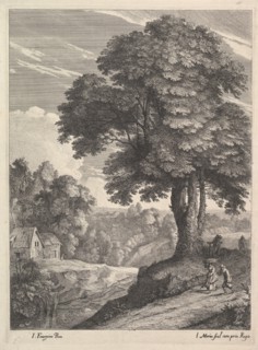 Les Deux Chaumieres. Creator: Jean Morin.