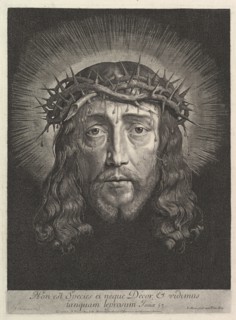 La sainte Face couronnee d'epines,