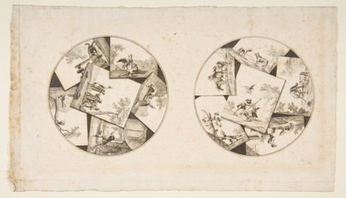 Designs for Plates Taken from Oudry's Illustrations to La Fontaine's Fables, after 1755. Creator: Anon.