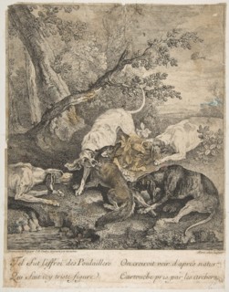 Fox Hunt, 1736. Creator: Jean-Baptiste Oudry.