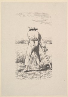 The Wheat Reaper, 1853. Creator: Jacques-Adrien Lavieille.
