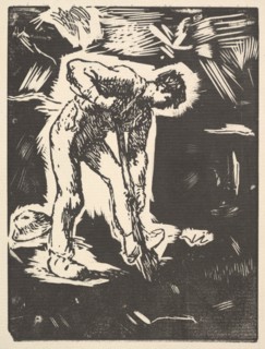 Digger, 1863. Creator: Jean Francois Millet.