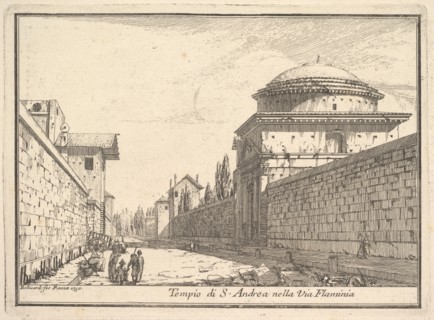 Tempio di Sant'Andrea, Via Flaminia, 1750. Creator: Jérôme Charles Bellicard.