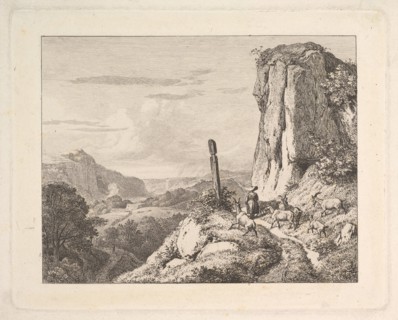 Young Woman with Six Goats, 1815. Creator: Johann Christian Erhard.